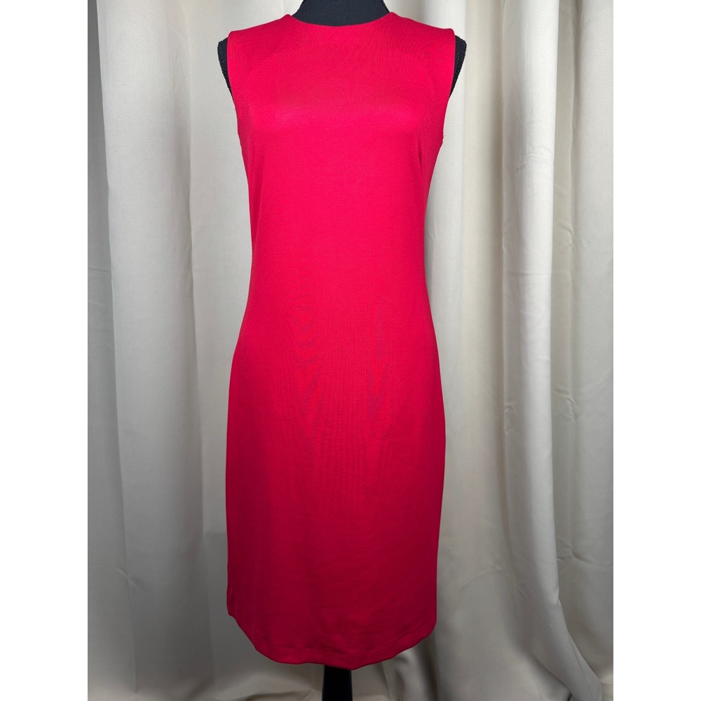 J.McLaughlin‎ Red Sleeveless Bodycon Midi Dress – Size S
